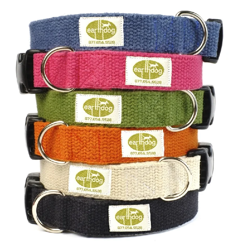 Expandable rabbit hutch-100% Hemp Solid Adjustable Collars - 6 Colors