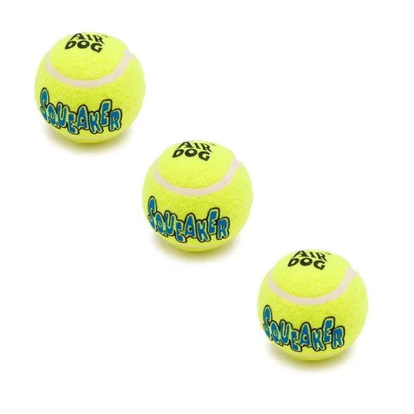 Jingle-bell cat wand-3 Pack Medium Air Kong Squeaker Tennis Balls