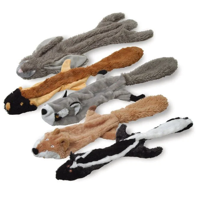 Durable rubber pet disc-5-pack Thinnies w/ Rope & Squeaker