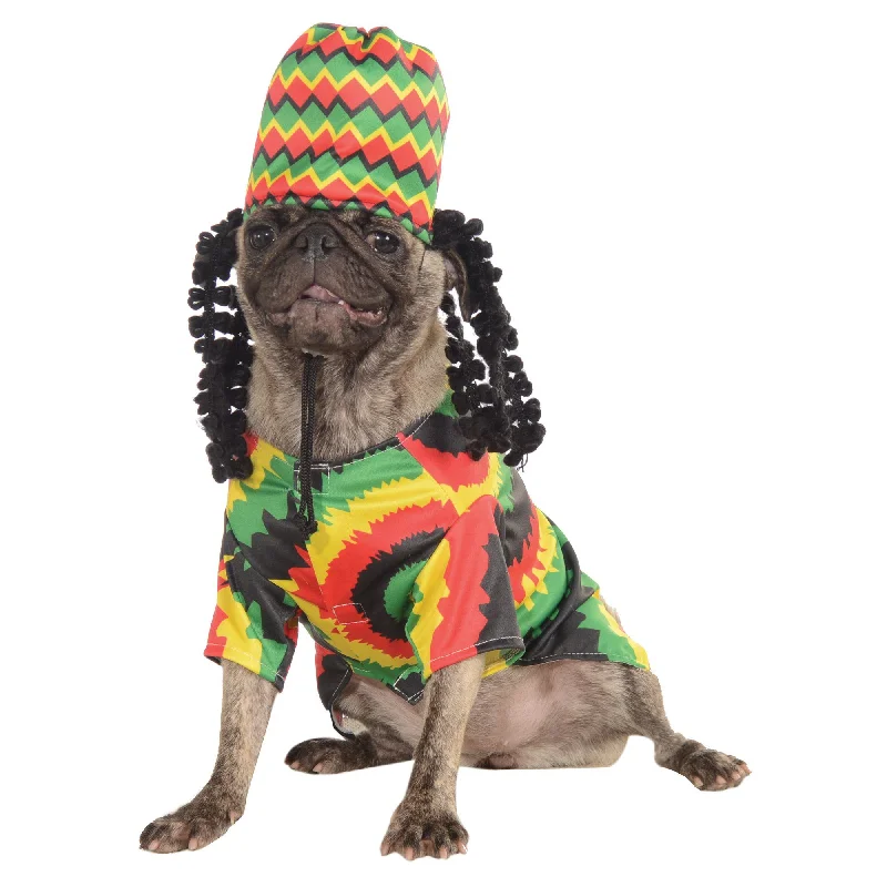 Disposable puppy training mats-One Love Rasta Dog Costume