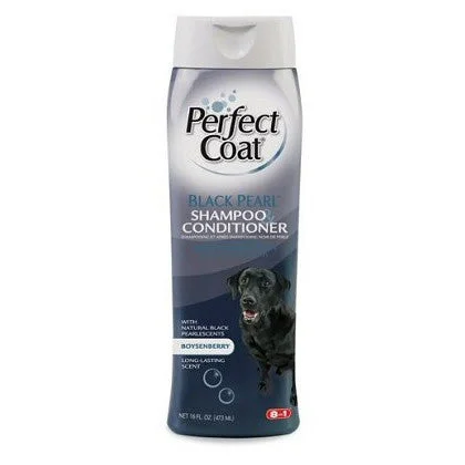 Pet-safe odor neutralizer-8In1 Perfect Coat Black Pearl Dog Shampoo And Conditioner