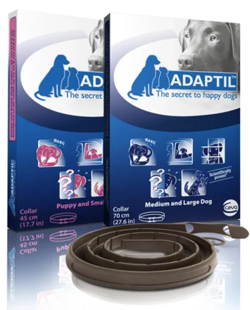 Stackable pet water bowl-Adaptil Calming Collar for Dogs