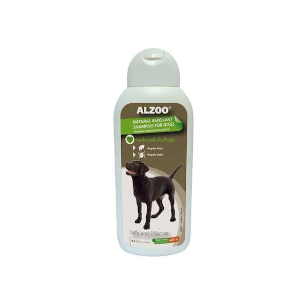 Organic dog poop bags-Alzoo Natural Flea & Tick Shampoo for Dogs