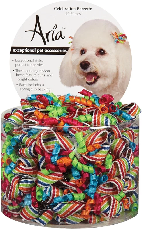 Flexible pet play tunnel-ARIA CELEBRATION BARRETTES