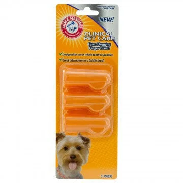 Salmon-flavored pet treats-Arm And Hammer Gum Hugging Finger Tooth Brushes