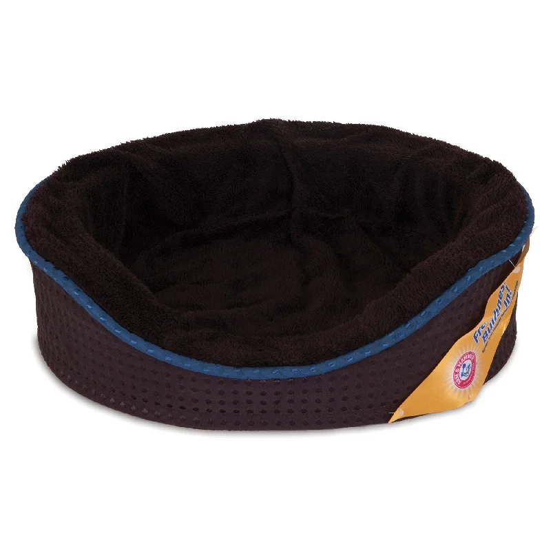 Compact pet hydration flask-Arm & Hammer Oval Foam Lounger Bed