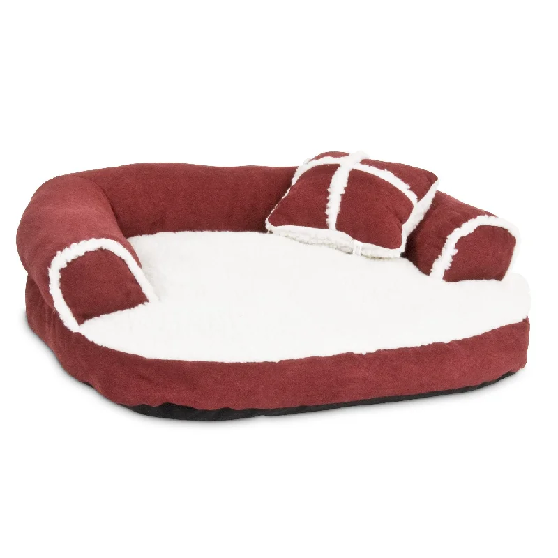 Padded pet shoulder sling-Aspen Pet Sofa Bed With Pillow