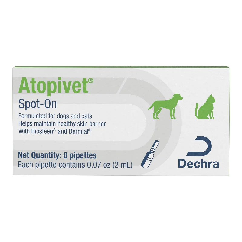 Plush puppy tug toy-Atopivet Spot-On, 8 x 2 mL Pipettes