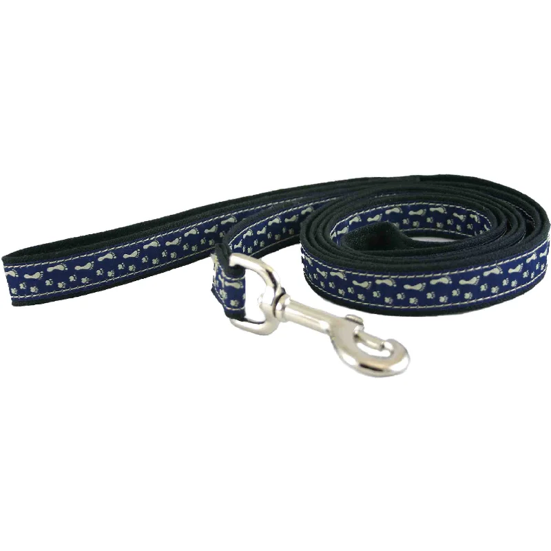 Travel-friendly pet water cup-Hemp Dog Leash 6' BFF Blue