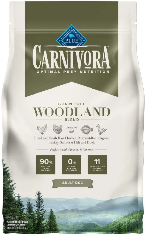 Natural rabbit chew stick-Blue Buffalo Carnivora Woodland Blend Grain-Free Adult Dry Dog Food