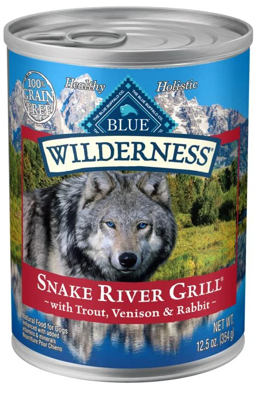 unscented pet odor spray-Blue Buffalo Wilderness Grain Free Snake River Grill Trout, Venison & Rabbit Canned Dog Food