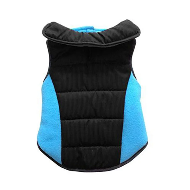 Wi-Fi pet feeding machine-Blue Puffer Dog Parka