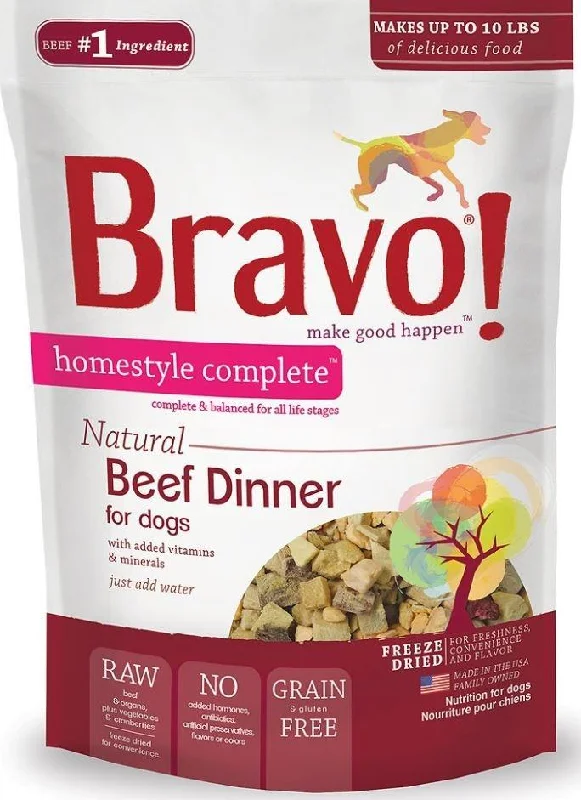 Soft rabbit walking harness-Bravo! Freeze Dried Homestyle Complete Beef Dinner For Dogs Food