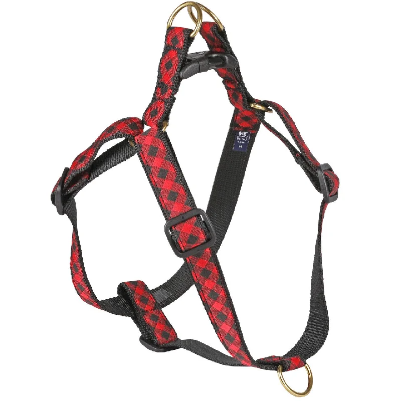 Travel-size dog grooming pack-Buffalo Plaid Dog Harness