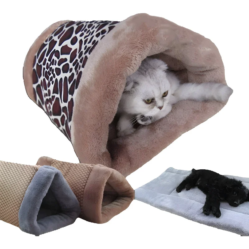 Weighted dog calming jacket-Cat Bed Dual Purpose Nest