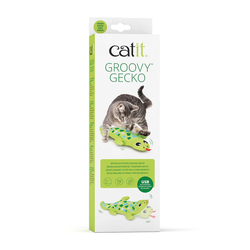 Jute cat scratch pad-CATIT GROOVY GECKO, GREEN