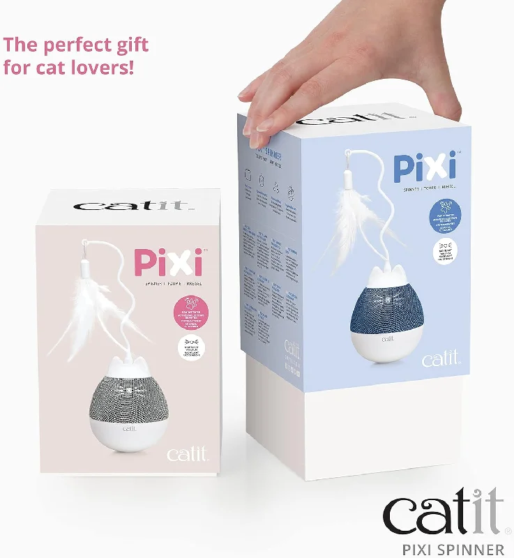 Gentle pet training buzzer-CATIT PIXI SPINNER TREAT DISPENSER