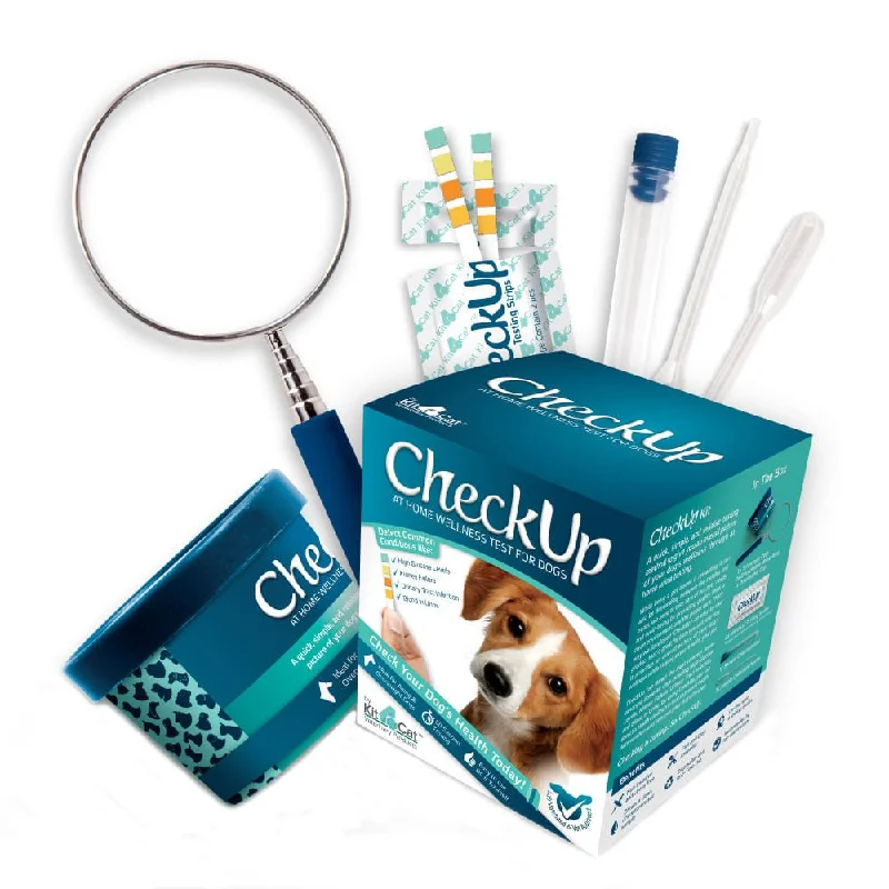 Fabric bunny chew toy-CheckUp At Home Wellness Test Kit for Dogs