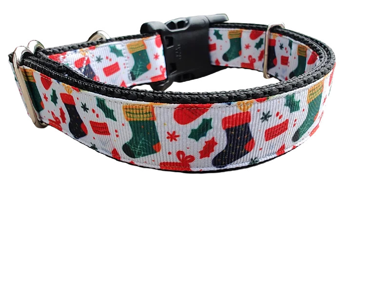 Squeaky catnip toy fish-Christmas Stockings Nylon Dog Collar