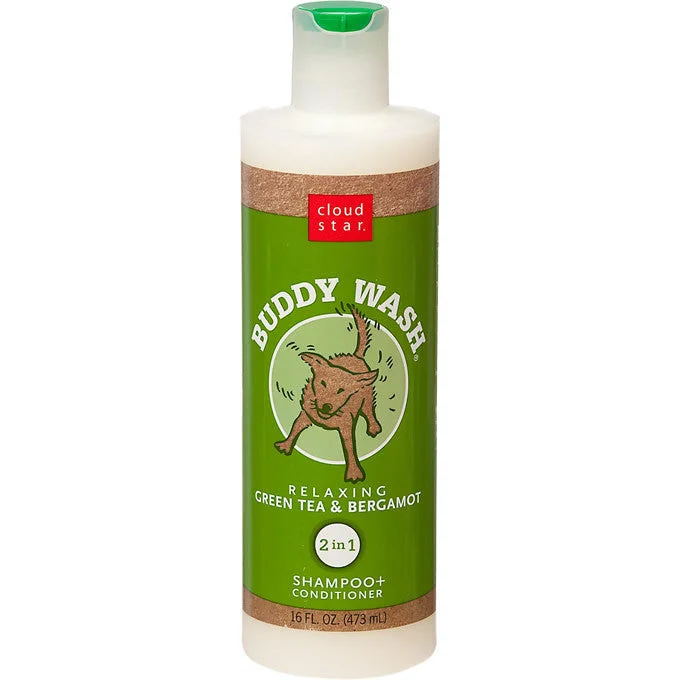 Retractable dog tie-out-Cloud Star Green Tea And Bergamot Buddy Wash Dog Shampoo