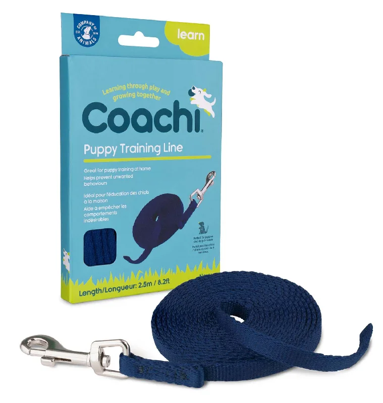 Herbal cat calming toy-Coachi Puppy Training Line, Navy, 2.5m