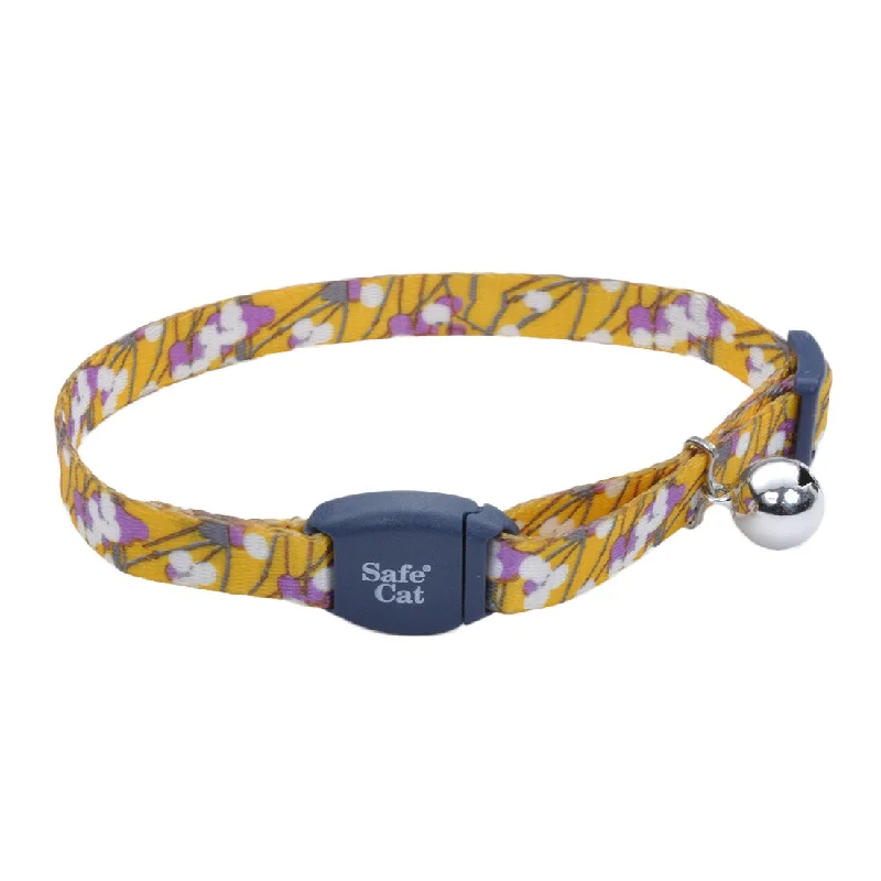 Patterned nylon pet collar-Coastal Pet Products Safe Cat Adjustable Breakaway Cat Collar with Magnetic Buckle