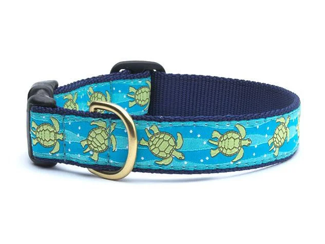 Low-volume pet clicker-Sea Turtle Dog Collar