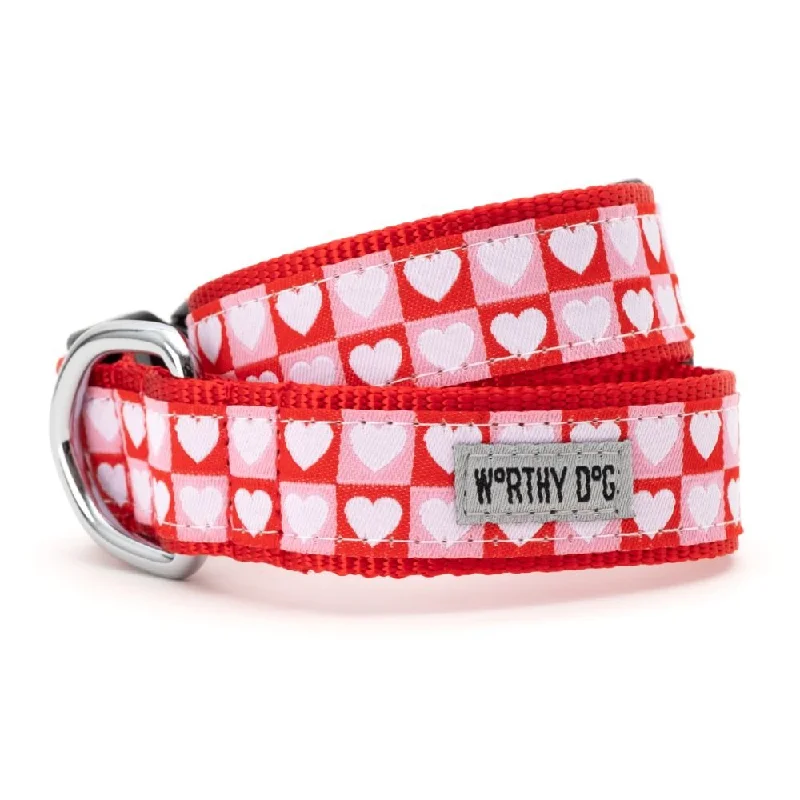 Electric pet claw filer-Colorblock Hearts Collar & Lead Collection