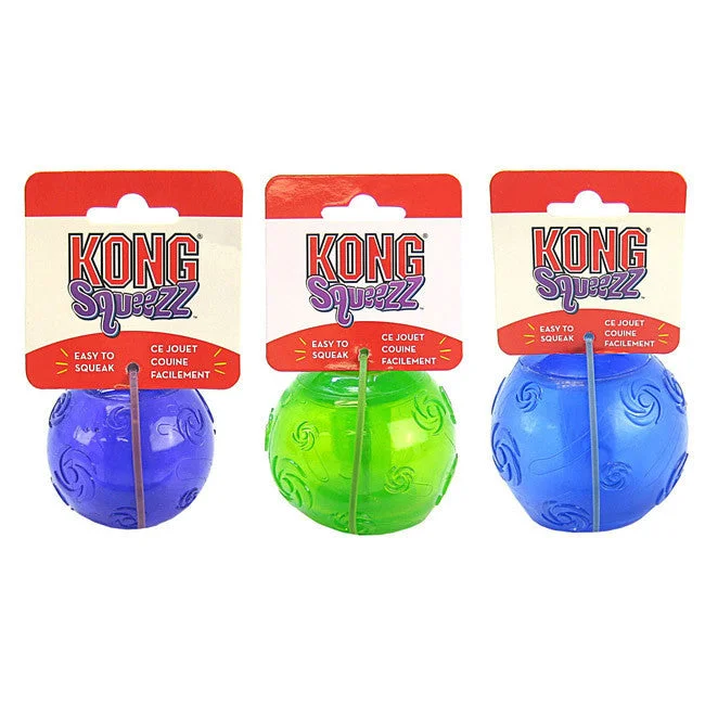 Bamboo bird feeding dish-Medium Kong Squeezz Round Fetch Ball Dog Toy