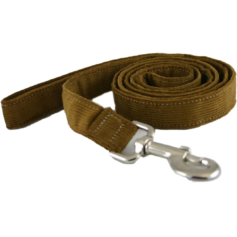 Wi-Fi pet feeding machine-Hemp Dog Leash 6' Bronze Corduroy