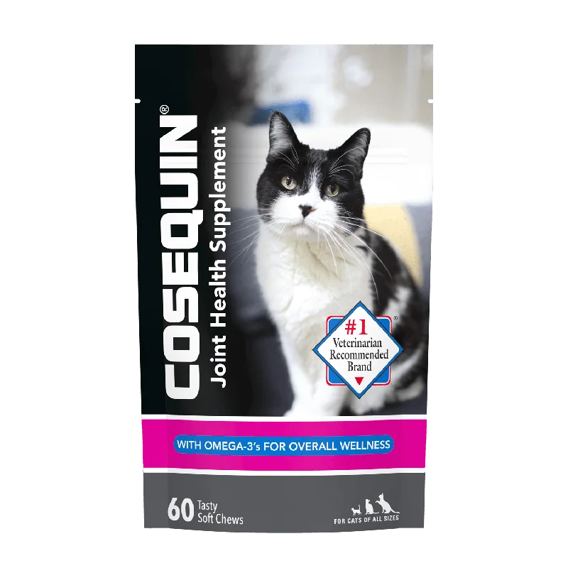 Striped dog hiking leash-Nutramax Cosequin Joint Health Supplement for Cats - With Glucosamine, Chondroitin, and Omega-3's