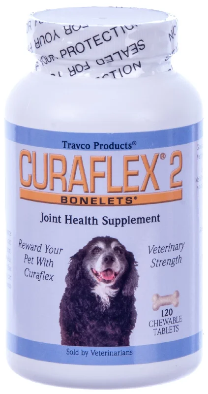 Odor-trapping pet liner-Nutramax Curaflex 2 Joint Health Supplement for Dogs, 120 Chewable Tablets