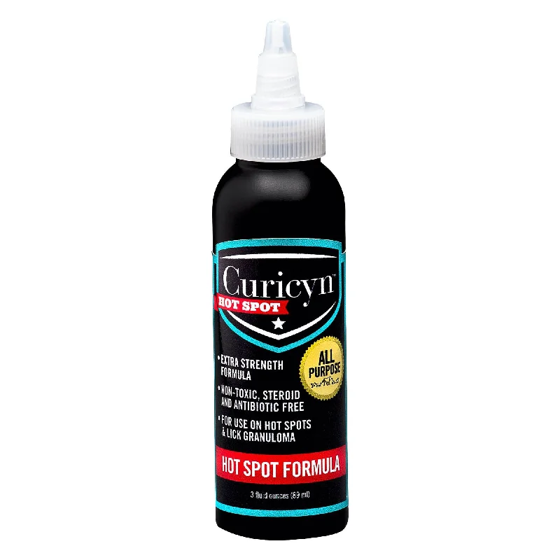 Portable pet fence panel-Curicyn Hot Spot Formula, 3 oz bottle