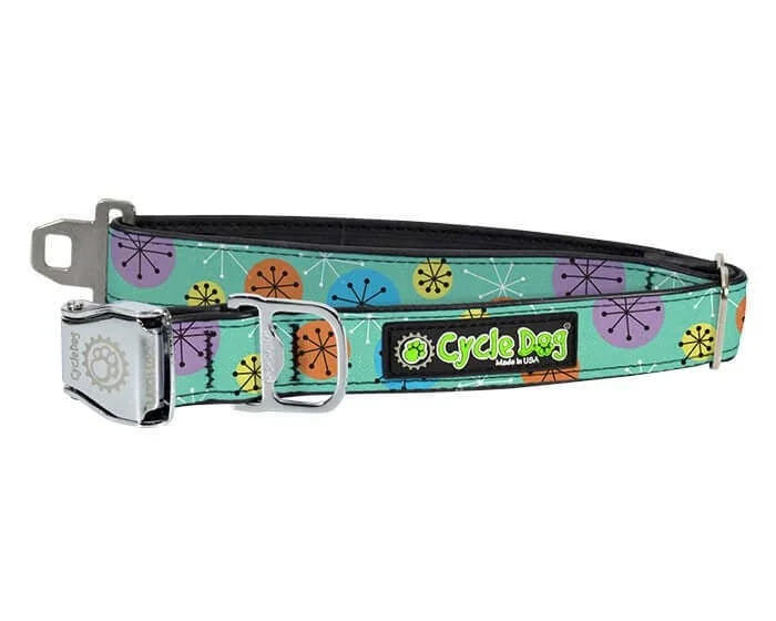 Wall-mount cat perch-Cycle Dog - Atomic Starbursts Dog Collar