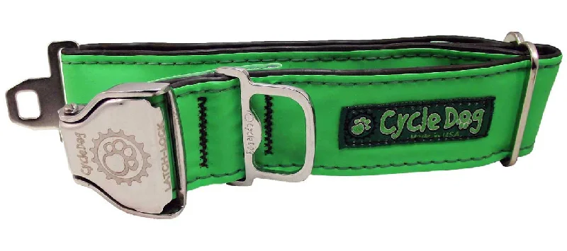 Thick pet rest blanket-Cycle Dog - Green MAX Reflective Dog Collar