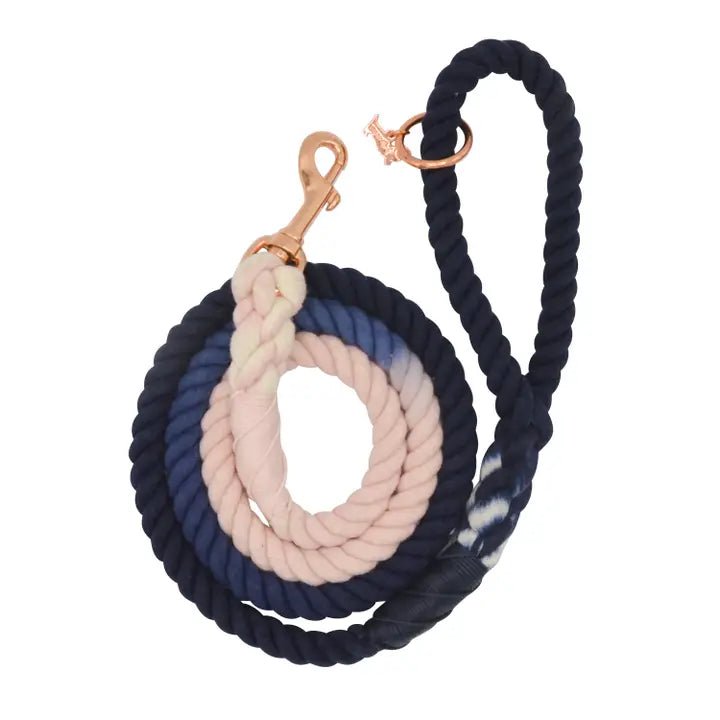 Oatmeal puppy bath wash-Dog Rope Leash - Moonlight