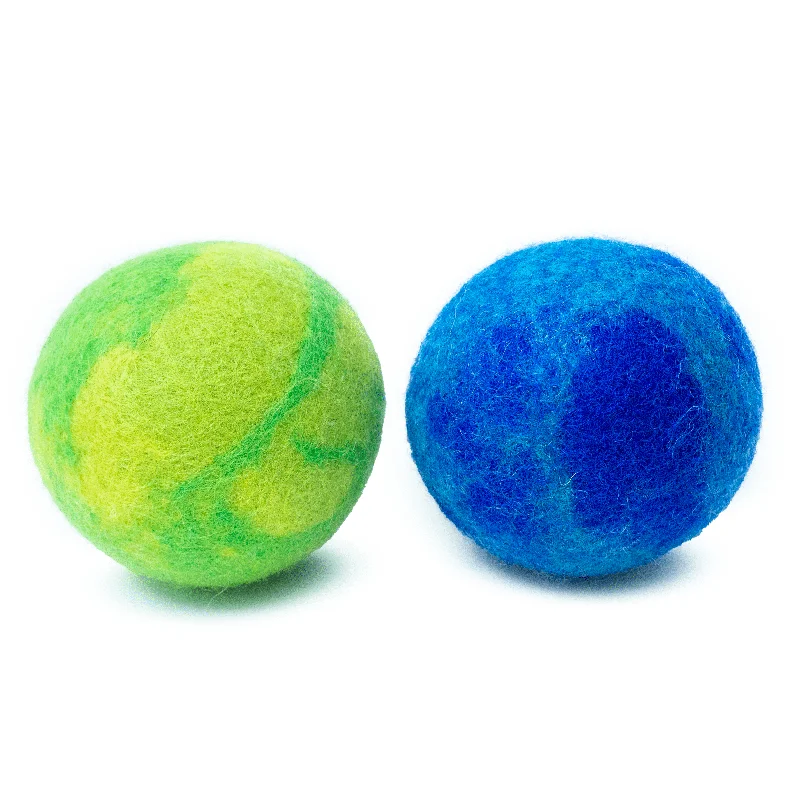 Soft puppy nap toy-Dog Toy Ball Set of 2 - OCEAN