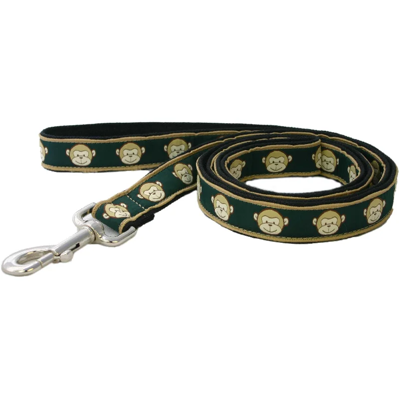 Citrus pet odor remover-Hemp Dog Leash 6' Emerald Monkey