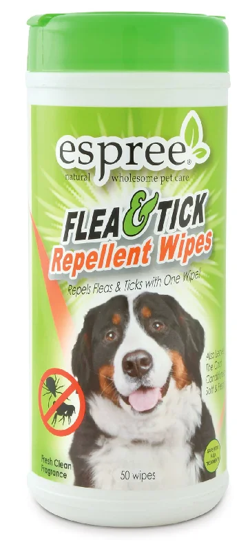 Herbal dog ear rinse-Espree Flea & Tick Repellent Wipes