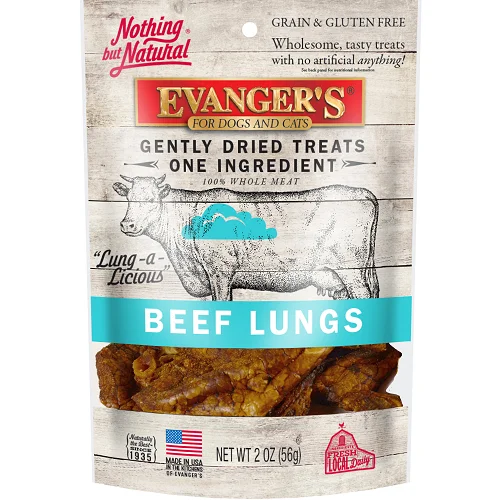 Camouflage pet bandana-Evanger's Gently Dried Beef Lungs Treats (2 oz)