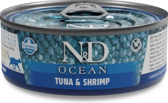 Zippered cat transport bag-Farmina Natural & Delicious Ocean Tuna and Shrimp Canned Adult Cat Food