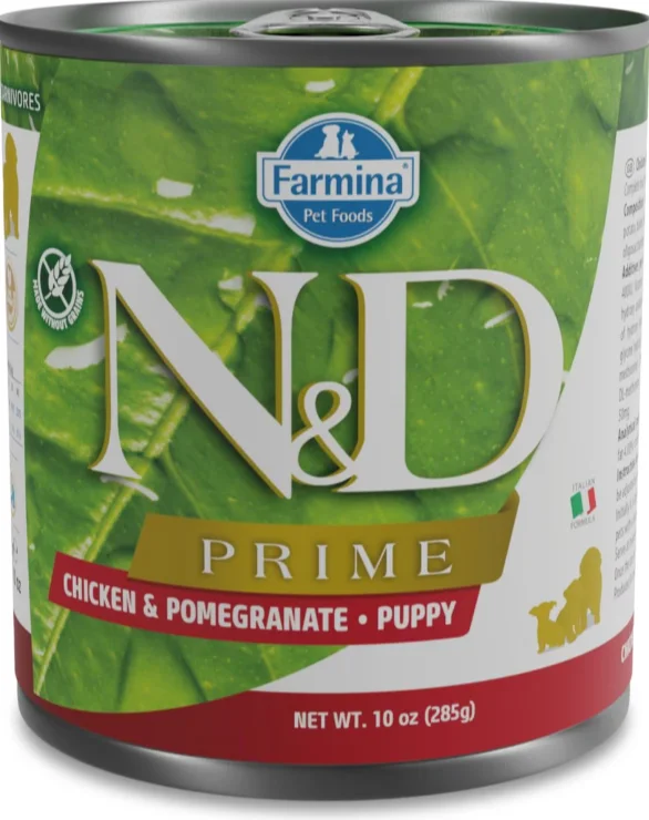 Glass hamster feeding dish-Farmina Natural & Delicious Prime Chicken and Pomegranate Canned Puppy Food