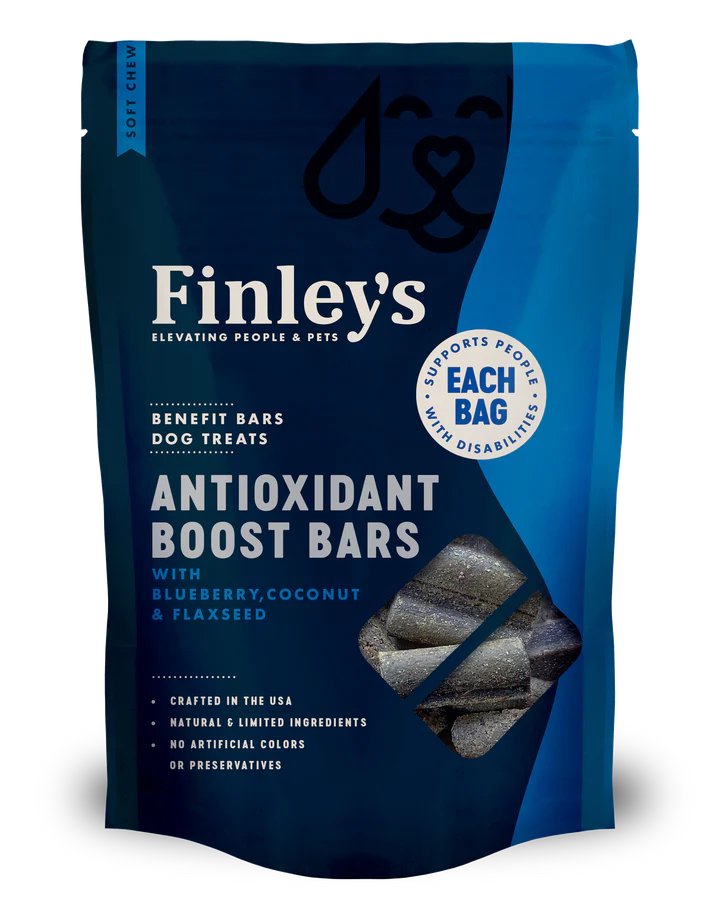 Herbal pet calming wrap-Finley's Antioxidant Boost Soft Chew Benefit Bars