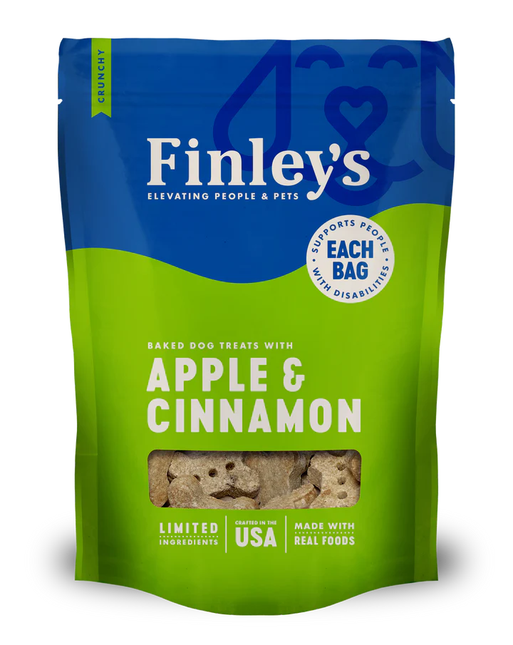 Waterproof pet GPS tag-Finley's Apple & Cinnamon Crunchy Biscuit Dog Treats