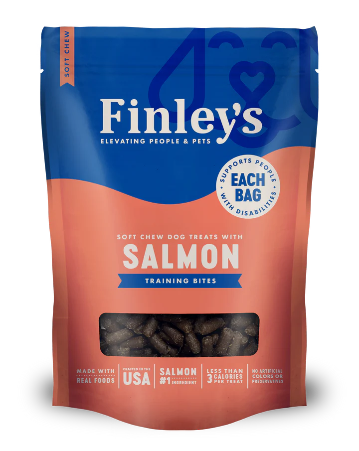 Pet-safe surface spray-Finley's Salmon Recipe Soft Chew Trainer Bites Dog Treats