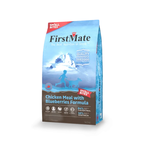 Coconut pet breath paste-FirstMate Grain Free Limited Ingredient Diet Chicken Meal with Blueberries Formula Small Bites Dog Food