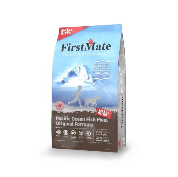 Charcoal pet odor filter-FirstMate Grain Free Limited Ingredient Diet Pacific Ocean Fish Meal Original Formula Small Bites Dog Food