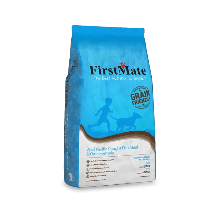 Thick pet training pad-FirstMate Grain Friendly Wild, Pacific Caught Fish & Oats Formula Dog Food