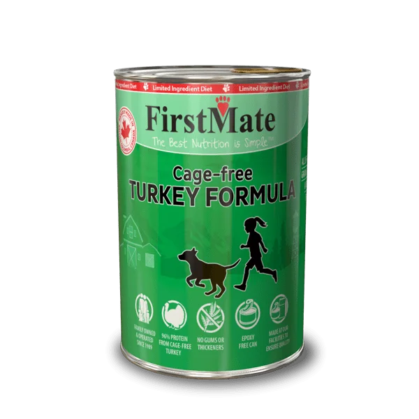 Clear hamster play ball-FirstMate Limited Ingredient Cage Free Turkey Formula Canned Food for Dogs