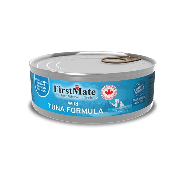 Natural rabbit chew stick-FirstMate Limited Ingredient Wild Tuna Formula Canned Cat Food